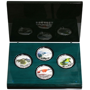 한국의 국립공원(월악산, 계룡산, 한라산, 태안해안)