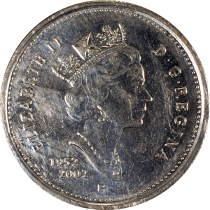 25 Cents  엘리자베스 2세 여왕 즉위 50주년