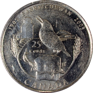 25 Cents  사스캐처원 100주년
