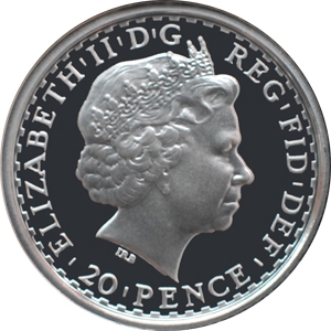 20 Pence 브리타니아(2008) 