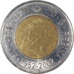 2 Dollars  엘리자베스 2세 여왕 즉위 50주년