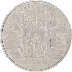 Quarter Dollar 워싱턴  버몬트