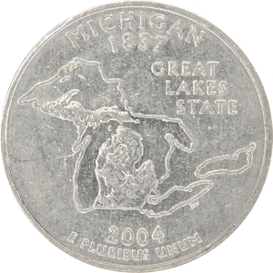 Quarter Dollar 워싱턴  미시간