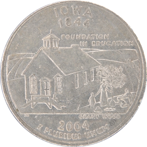 Quarter Dollar 워싱턴  아이오와