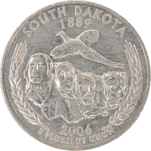 Quarter Dollar 워싱턴  사우스다코타