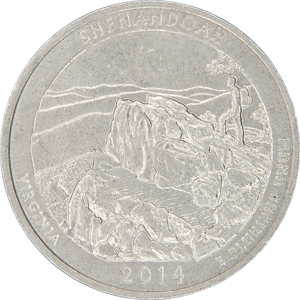Quarter Dollar 워싱턴  셰넌도어 국립공원, 버지니아
