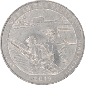 Quarter Dollar 워싱턴  태평양 전쟁 국립 역사 공원, 괌