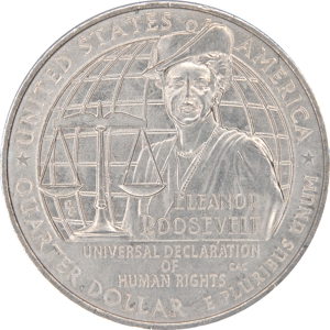 Quarter Dollar 워싱턴  엘리너 루스벨트